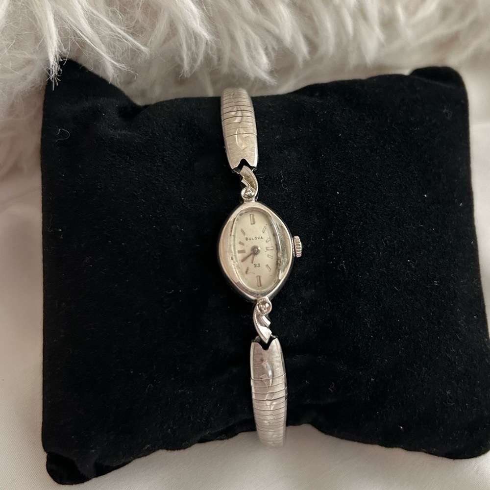 Vintage Bulova with diamonds
